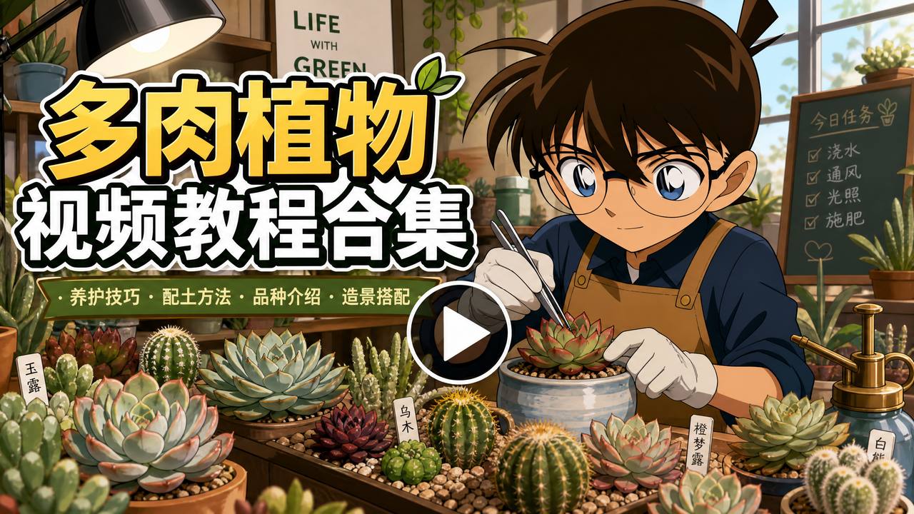 麻豆多肉植物视频教程合集